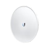 Antena Direccional airFiber X, ideal para enlaces Punto a Punto (PtP), frecuencia 11 GHz (10.3 - 11.7 GHz) de 35 dBi slant 45
