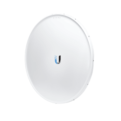 Antena Direccional airFiber X, ideal para enlaces Punto a Punto (PtP), frecuencia 11 GHz (10.3 - 11.7 GHz) de 35 dBi slant 45