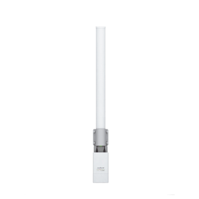 Antena omnidireccional, potente cobertura de 360°, doble polaridad MIMO 2x2, frecuencia 5 GHz (5.45-5.85 GHz) de 13 dBi