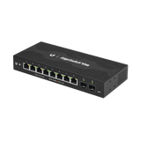 EdgeSwitch 10X Administrable de 8 Puertos Gigabit PoE Pasivo 24VDC + 2 Puertos SFP