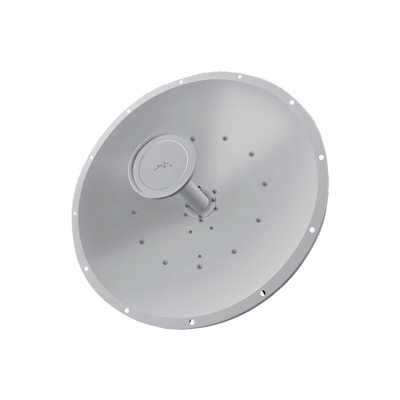 Antena Direccional RocketDish airMAX, ideal para enlaces Punto a Punto (PtP), frecuencia 2 GHz (2.3 - 2.7 GHz) de 24 dBi