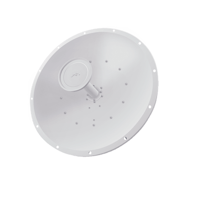 Antena Direccional RocketDish airMAX, ideal para enlaces Punto a Punto (PtP), frecuencia 5 GHz (4.9 - 5.8 GHz) de 30 dBi