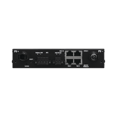 Controlador de carga MPPT SunMax SolarPoint 24V 7A para interior con switch PoE pasivo 24V integrado para alimentar equipos airMAX