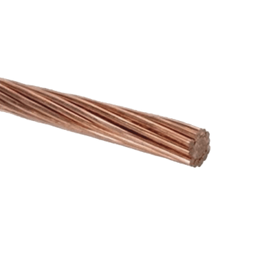 100 m / 1/0 AWG / Cable Eléctrico / Cobre Desnudo / Semiduro 7 Hilos