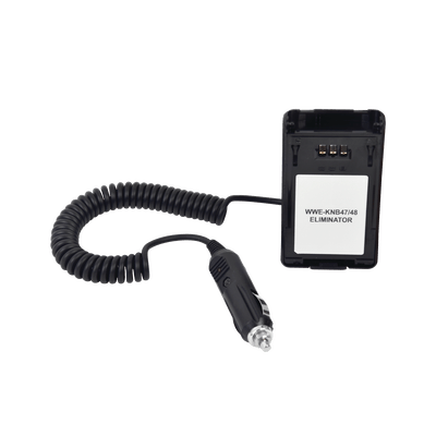 Cable Adaptador para Corriente para Radios Kenwood NX200 alternativa para baterías: KNB47L y KNB48L.
