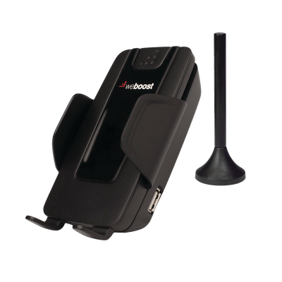 Kit amplificador de señal celular cuatribanda para vehículo, especial para 4G LTE, 3G y 2G, monousuario. Amplifica las bandas de frecuencia de 850MHz, 1900MHz, 1700/2100MHz y 700MHz, con una ganancia máxima de 50dB.