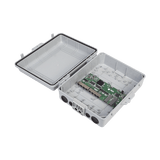 Switch WISP/FTTx con 7 puertos PoE inverso de 24V Pasivo (PoE in), 1 puerto PoE out de 24V + 2 SFP, Integrado con Gabinete NEMA IP67 para exterior