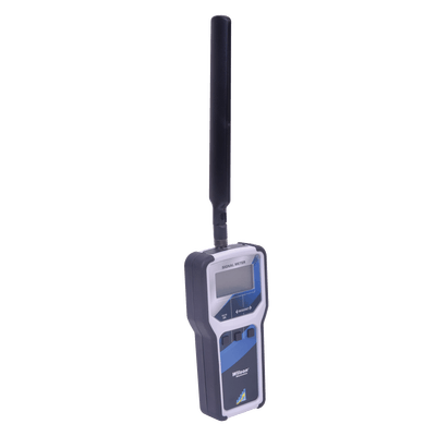 Medidor de Intensidad de Señal Celular. Mide la señal en las bandas de 850, 1900 y 2100 MHz con diferentes configuración de ancho de banda.