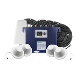 KIT Amplificador de Señal Celular PRO4000 | 4 Amplificadores en 1, Soporta hasta 16 antenas internas | TODAS LAS FRECUENCIAS DE MÉXICO | Tecnologías 4G y 3G | Hasta 9,200 m2 de Cobertura