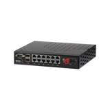 Switch WISP PoE Administrable de 14 puertos (12 PoE Gigabit + 2 SFP) entrada de 9-72 Vcc