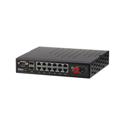Switch WISP PoE Administrable de 14 puertos (12 PoE Gigabit + 2 SFP) entrada de 9-72 Vcc