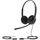 Diadema Alámbrica YHS34 Dual de Yealink QD a RJ9 con Almohadillas de Esponja