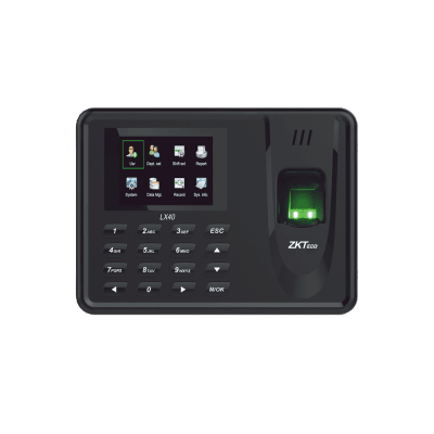 Lector de Huella con Teclado para Control de Asistencia, 500 Huellas, Genera Reporte por USB en Excel, Descarga mediante memoria USB / (solo en idioma ingles)