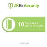 Licencia para ZKBiosecurity permite gestionar hasta 10 puertas para control de acceso
