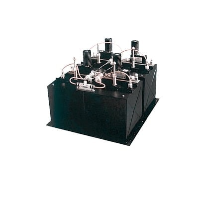 Combinador dB SPECTRA de 5 Canales en Panel para Rack 19", 380-400 MHz, 100 kHz de Sep. N Hembras.