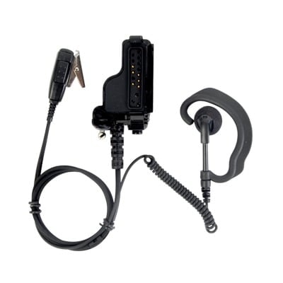 MICRÓFONO DE SOLAPA ESTILO GANCHO P/ MOTOROLA XTS3000/ ASTRO/ HT1000/ MTX8000/ 838/ 9000/ GP9000/ XTS5000/ GP1200.