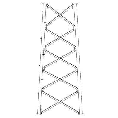 Sección 7 Base para Torre Autosoportada línea SSV (Código de Fábrica: 7N165)