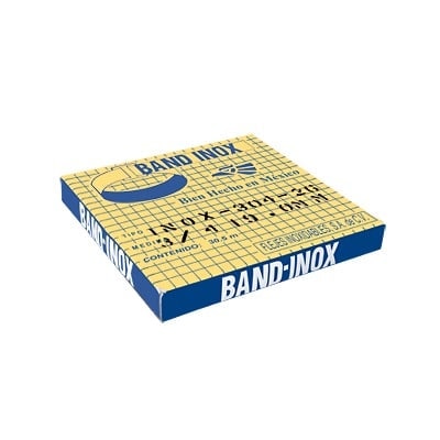 Rollo de 30.5 m de fleje BAND-IN OX 3/4"