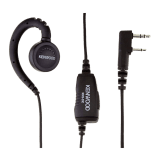 Micrófono-audífono estilo C con PTT en línea para PKT-300 NX-1200 NX-1300 NX-3220 NX-3320 NX-240 NX-340 TK-2312 TK-3312 TK-2402 TK-3402 TK-2000 TK-3000 TK-3230