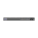 Switch Gigabit PoE+ Administrable / 16 puertos 10/100/1000 Mbps + 2 Puertos SFP Uplink / Presupuesto PoE hasta 120W / Administración Gratuita en la Nube