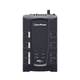 UPS de 685 VA/390 W, Topología Línea Interactiva, Entrada 120 Vca NEMA 5-15P, Tipo Gabinete Compacto, Con 8 Tomas NEMA 5-15R