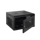 Gabinete Fijo para Montaje en Pared con Puerta Perforada, 6UR (600 x 372 x 600 mm) (An. x Al. x Prof.)