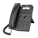 Teléfono IP WiFi empresarial para 2 líneas SIP con pantalla LCD, Códec Opus, conferencia de 6 vías.