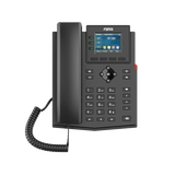 Teléfono IP empresarial para 4 líneas SIP con pantalla LCD de 2.4 pulgadas a color, Opus y conferencia de 3 vías, PoE.