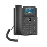 Teléfono IP Wi-Fi empresarial para 4 líneas SIP con pantalla LCD de 2.4 pulgadas a color, Opus y conferencia de 3 vías, PoE.