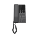 Teléfono IP Hotelero Wi-Fi, 2 líneas SIP con 2 cuentas, codec Opus, IPV4/IPV6, color negro, con gestión en la nube GDMS