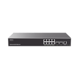 Switch Capa 3 Administrable / 8 puertos 10/100/1000 Mbps + 2 Puertos SFP+ 10 Gigabit / Compatible con GWN Cloud.
