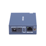 Convertidor de medios UTP/FIBRA ÓPTICA (RX) / 1000 Mbps / Monomodo / Hasta 3 KM / CONECTOR SC