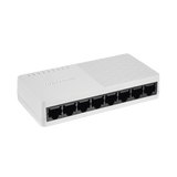 Switch Gigabit No Administrable de Escritorio de 8 Puertos 10 / 100 / 1000 Mbps / Diseño Compacto y Estetico
