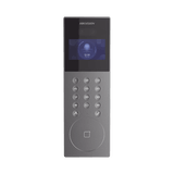 Videoportero IP Multiapartamento con Reconocimiento Facial / Llamada a App HikConnect (requiere monitor) / Protección IP65 / Apertura por Rostro, Tarjeta o App