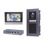 KIT de Videoportero IP con llamada a App de Smartphone y Lector de Tarjetas EM / 2da Generación (Modular) / Montaje para EMPOTRAR incluido