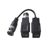 Kit de Transceptor (Balluns) TURBOHD con Boton Push / Hasta 8 MP (4K) / 100% Cobre / Soporta HD-TVI / AHD / CVI / CVBS / Audio por Coaxitron / Datos para Menu de Configurar de Cámaras