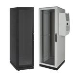 Gabinete de Telecomunicaciones ProLine V/D, 700 mm de Ancho, 800 mm de Profundidad, Compatible Con Aire Acondicionado Tipo G28, 42 UR, Color Gris Claro