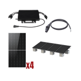 Kit Solar Interconexion / 2kW 220Vca / Microinversores HOYMILES / Montaje Incluido
