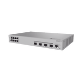 Switch de acceso eKit Administrable / Capa 2 / 8 Puertos PoE+ Gigabit + 4 SFP + Puerto Consola / PoE Perpetuo / Presupuesto PoE 125 W / Sin licenciamiento