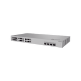Switch de Acceso eKit Administrable / Capa 2 / 24 Puertos PoE+ Gigabit + 2 Puertos SFP(2.5 Gbps) + 2 Puertos SFP+(10 Gbps) / PoE Perpetuo / Presupuesto PoE 400 W / Sin licenciamiento
