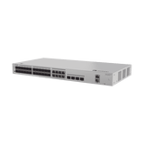 Switch de Distribución/Core Gigabit Administrable Capa 3 / 24 puertos 1GE SFP ( Combo con 8 Puertos 10/100/1000 Mbps) / 4 Puertos 10GE SFP+ Uplink / ERPS / Rutas Estáticas / iStack / Administración Nube Gratis