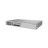 Switch de Acceso eKit Administrable / Capa 2+ / 6 Puertos PoE+ Gigabit + 2 Puertos PoE+ Multi-Gigabit (2.5 Gbps) + 2 Puertos Gigabit + 2 Puertos SFP + 2 Puertos SFP+ / PoE Perpetuo / Presupuesto PoE 128 W / Sin licenciamiento