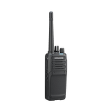 Radio portátil VHF 136-174 MHz, Digital NXDN-Analógico, 5 Watts, 64 Canales, Roaming, Encriptación, GPS*, Inc. antena, batería, cargador y clip