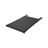 Charola Rackeable de profundidad ajustable para Soportar Equipos en Rack de 19 in, Doble Fijación, Color Negro, 3U