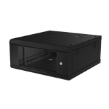 Gabinete de Pared con Puerta Perforada, 635mm de Profundidad, 4U Rack de 19 in, Acero Reforzado