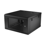 Gabinete de Pared con Puerta Perforada, 635mm de Profundidad, 6U Rack de 19 in, Acero Reforzado