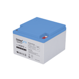 Batería 12 V / 26 Ah / UL / Tecnología AGM / Vida útil promedio de 5 años /Para uso en equipo electrónico, Alarmas de Intrusión / Incendio/ Control de acceso / Video Vigilancia / Terminales M5