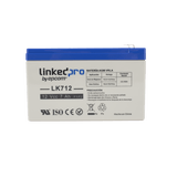 Batería 12 V / 7 Ah / UL / Tecnología AGM / Vida útil promedio 5 años / Uso en equipo electrónico, Alarmas de Intrusión / Incendio / Control de acceso / Video Vigilancia / Terminales F1 ( Incluye adaptador F2 )