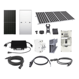 Kit Solar para Interconexión de 2.2KW de Potencia Pico 220Vcc con Microinversor y 4 Módulos de 575 W (Incluye Montaje y Protecciones)