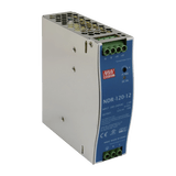 Fuente de poder industrial de 120 W, salida 12 Vcc, entrada 90~264 VCA, para montaje en riel DIN,